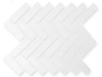 Leeds Herringbone Mosaic Snow