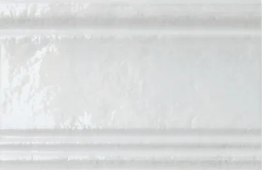 Бордюр Heralgi Mirror Baseboard Snow 15x23 глянцевый