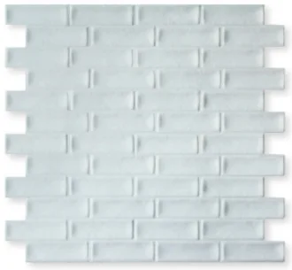 Mirror Brick Mosaic Snow