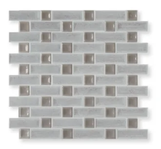 Mirror Two Tone Brick Mosaic Vison Green