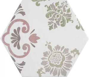 Керамогранит Codicer Heritage Fantasy Pink Hex 21x25 матовый
