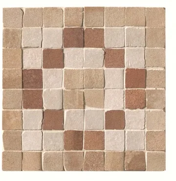 Мозаика Fap Heritage H. Deco Terra Ang. Fascia Mosaico fMVJ 15x15 матовая
