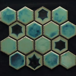 Мозаика Gaudi Hexa-27(4) 24,5x28,3 глазурованная