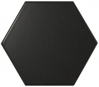 Hexagon Black Matt.