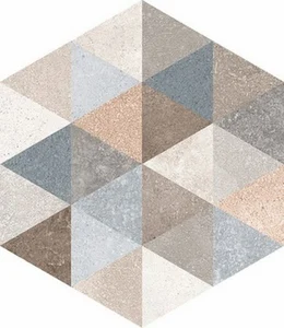 Декоративный элемент Vives Hexagono Fingal 23x26,6 матовый