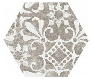 Декоративный элемент Equipe Hexatile Cement Garden Grey 17,5x20 матовый