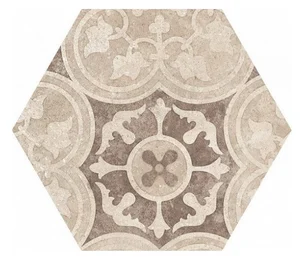 Декоративный элемент Equipe Hexatile Cement Garden Sand 17,5x20 матовый