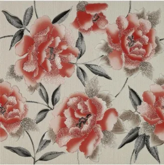 Wallpaper Peonie Rosso PEO400