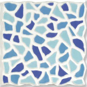 Плитка Brennero House Mila Blu 20x20 структурированная