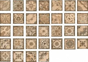 Вставка Sant Agostino I Chiostri Magnolia Rose CSAMAGRC07 7,3x7,3 матовая