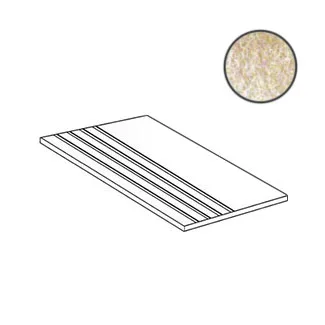 Ступень La Fabbrica I Quarzi Gradone Bordo Grip Diaspro 20mm R11 62174 30x60 матовая