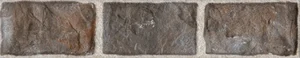 Керамогранит Azulejos El Mijares Iberia Grafito 10x50 матовый