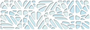 Декоративный элемент Ibero Sirio Art Blue Gloss 20x60 глянцевый