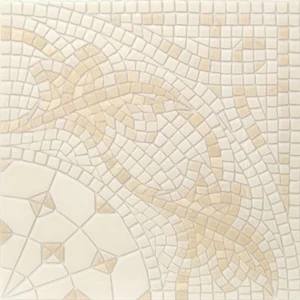 Декоративный элемент Vives Iliada Cantonera Laertes Blanco 43,5x43,5 полированный