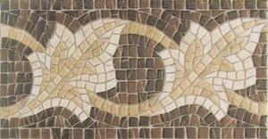 Бордюр Vives Iliada Cenefa Afrodita Marron 21,7x43,5 полированный