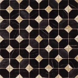 Плитка Vives Iliada-Pr Negro 43,5x43,5 полированная