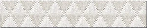 Бордюр Azori Illusio Bianco Border Geometry 6,2x31,5 матовый