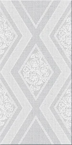 Декоративный элемент Azori Illusio Grey Decor Geometry 31,5x63 матовый