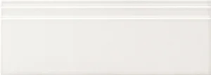 Бордюр Grazia Impressions Zoccolo White ZIM100 20x56 глянцевый