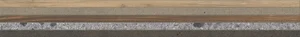 Декоративный элемент Impronta (Italgraniti) Allure Trait Listello Mix Nat AR00LTM 20x120 матовый
