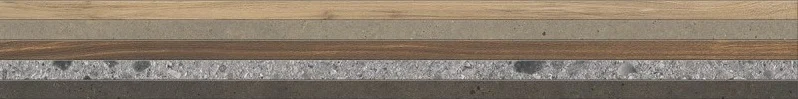 Декоративный элемент Impronta (Italgraniti) Allure Trait Listello Mix Nat AR00LTM 20x120 матовый