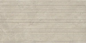 Керамогранит Impronta (Italgraniti) Calcis CL03BAS Visone Stripe SQ 60x120 матовый