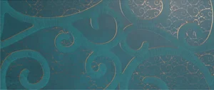 Декоративный элемент Impronta (Italgraniti) Creta D Wall CD06DB Aqua Boucle Oro Dec 30,5x72,5 матовый