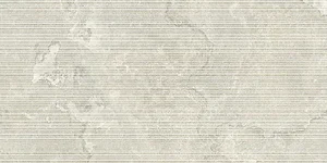Керамогранит Impronta (Italgraniti) Dorset Bianco Cross Cut Ribbed DR01BAR 60x120 рельефный