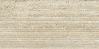 I Travertini Beige Vein Cut Ribbed TR03BAR