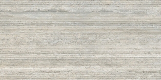 I Travertini Grigio Vein Cut Ribbed TR05BAR