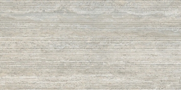 Керамогранит Impronta (Italgraniti) I Travertini Grigio Vein Cut Ribbed TR05BAR 60x120 рельефный