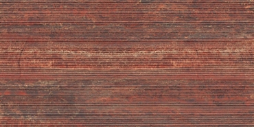 Керамогранит Impronta (Italgraniti) I Travertini Rosso Vein Cut Ribbed TR07BAR 60x120 рельефный