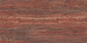 Керамогранит Impronta (Italgraniti) I Travertini Rosso Vein Cut Ribbed TR07BAR 60x120 рельефный