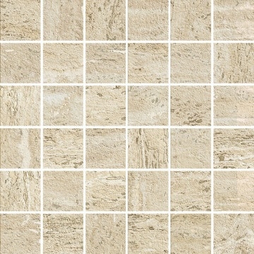Керамогранит Impronta (Italgraniti) I Travertini Trav.Beige Vein Cut Mosaico TR033MA 30x30 натуральный