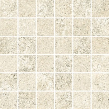 Керамогранит Impronta (Italgraniti) I Travertini Trav.Bianco Cross Cut Mosaico TR013MA 30x30 натуральный