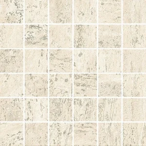 Керамогранит Impronta (Italgraniti) I Travertini Trav.Bianco Vein Cut Mosaico TR023MA 30x30 натуральный