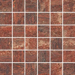 Керамогранит Impronta (Italgraniti) I Travertini Trav.Rosso Vein Cut Mosaico TR073MA 30x30 натуральный