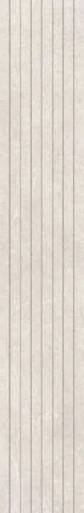 Декоративный элемент Impronta (Italgraniti) Natural NL01LT White Listello Tratto 6mm 20x120 матовый