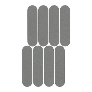 Мозаика Impronta (Italgraniti) Nuances Antracite Mos.Ovale NU03MOV 19,5x37 матовая