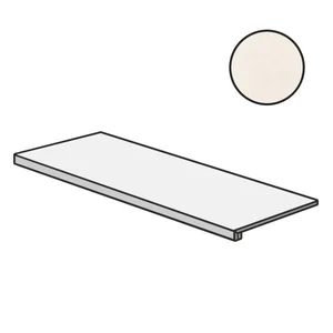 Ступень Impronta (Italgraniti) Nuances Bianco Gradone Toro NU01GT2 33x120 матовая