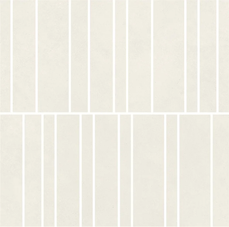Мозаика Impronta (Italgraniti) Nuances Bianco Mos.Listelli NU01ML 30x30 матовая