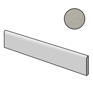 Бордюр Impronta (Italgraniti) Nuances Grigio Battiscopa NU0276 7x60 матовый