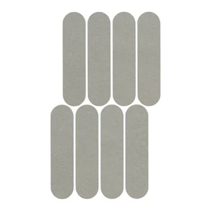 Мозаика Impronta (Italgraniti) Nuances Grigio Mos.Ovale NU02MOV 19,5x37 матовая