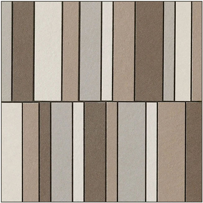 Мозаика Impronta (Italgraniti) Nuances Mos.Listelli Mix Caldo 1 NU00MLC1 30x30 матовая