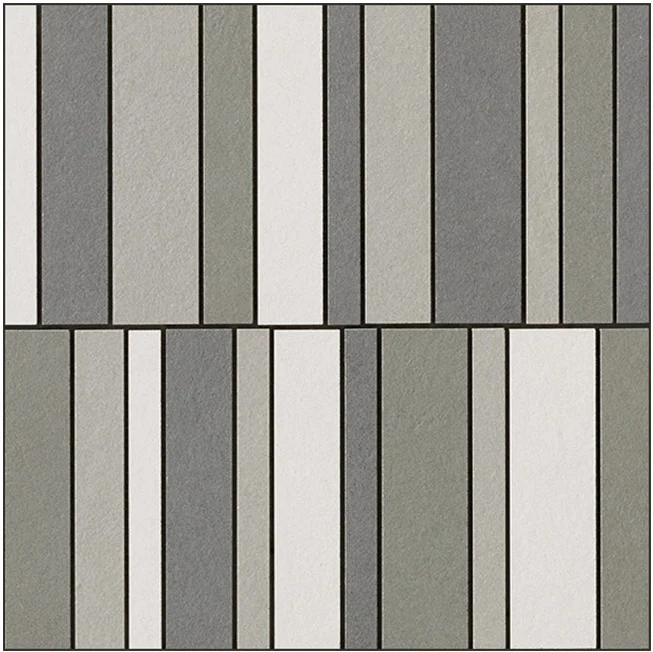 Мозаика Impronta (Italgraniti) Nuances Mos.Listelli Mix Freddo 3 NU00MLF3 30x30 матовая
