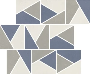 Мозаика Impronta (Italgraniti) Nuances Mos.Triangoli Mix Freddo 2 NU00MTGF2 30x30 матовая