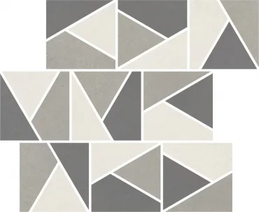 Мозаика Impronta (Italgraniti) Nuances Mos.Triangoli Mix Freddo 3 NU00MTGF3 30x30 матовая
