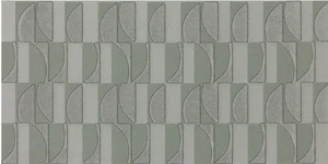 Декоративный элемент Impronta (Italgraniti) Nuances Salvia Decoro Lacca NU09DC 40x80 матовый