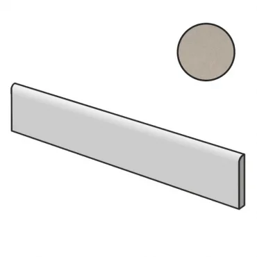 Бордюр Impronta (Italgraniti) Nuances Tortora Battiscopa NU0676 7x60 матовый