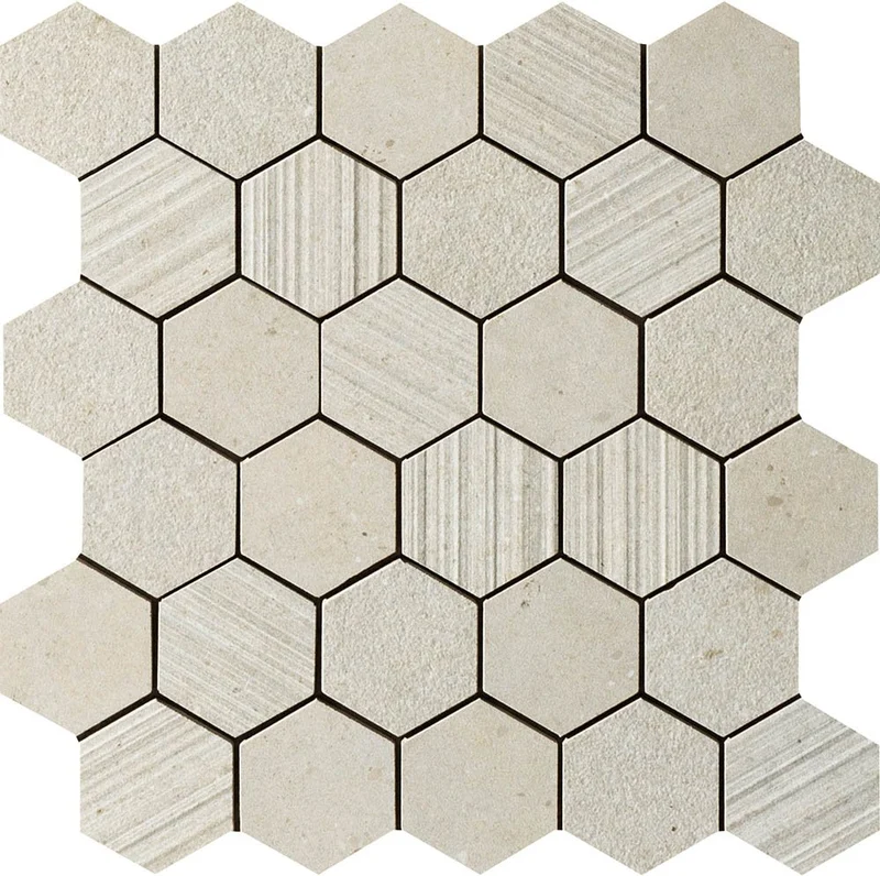 Мозаика Impronta (Italgraniti) Silver Grain Beige Mos.Esagonetta Mix SI02MESM 30x31 натуральная Мозаика Impronta (Italgraniti) Silver Grain Beige Mos.Esagonetta Mix SI02MESM 30x31 натуральная